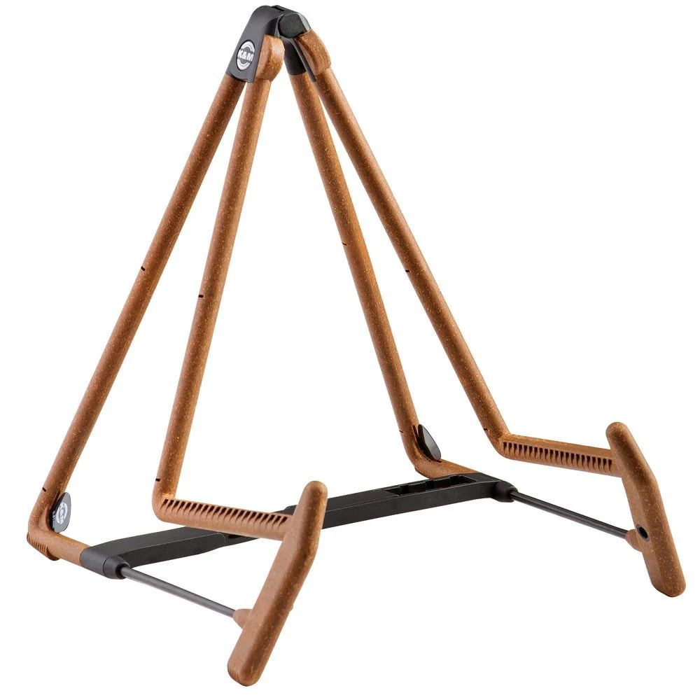 Konig & Meyer 17580 Heli 2 A-Frame Acoustic Guitar Stand (Cork)