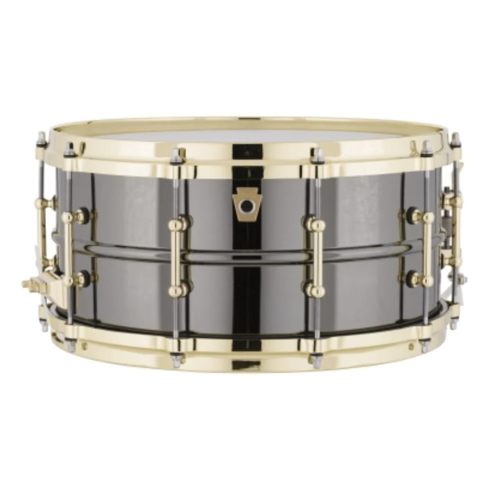 Ludwig Black Beauty 14" x 6.5" Brass Tube Lug Snare Drum