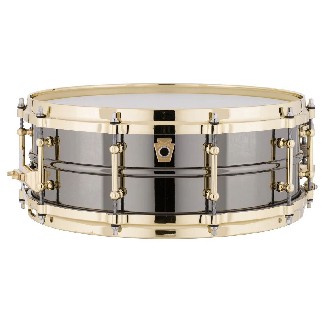 Ludwig LB416BT Black Beauty 14" x 5" Brass Hardware Tube Lug Snare Drum