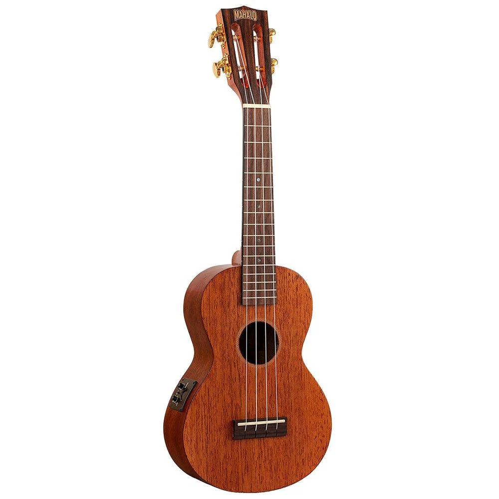 Mahalo Java Series Concert Electric Acoustic Ukulele (Natural Semi Gloss)