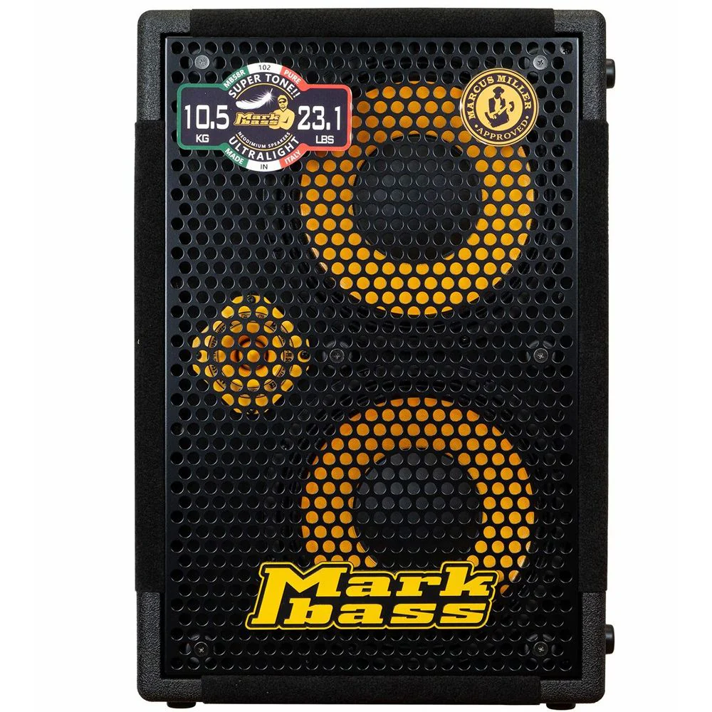 Markbass MB58R 102 Pure 4 ohm 2x10" Bass Cabinet w/ Hifi Tweeter 400W