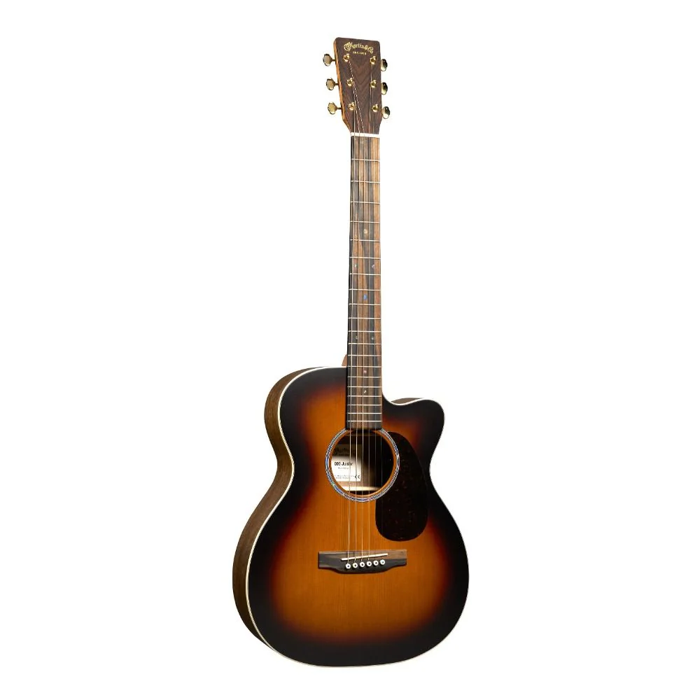 Martin 000C-JRE Junior Cutaway Acoustic Electric Guitar inc Soft Shell Case (Walnut Burst)