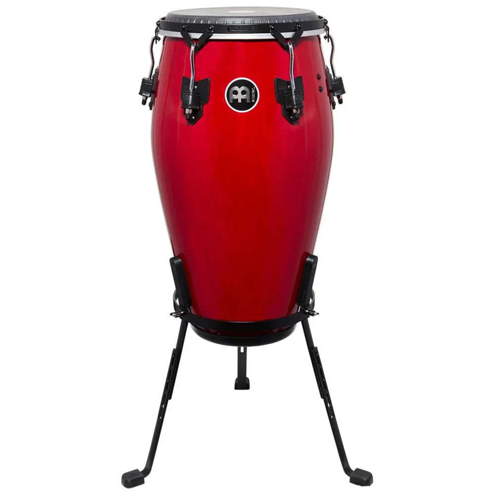 Meinl Marathon Traditional 12-1/2" Conga inc Stand & Remo Black Head (Wine Red)