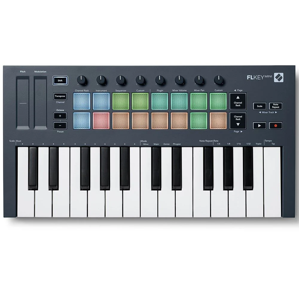 Novation FLkey Mini Compact 25-Key MIDI Keyboard for FL Studio Integration
