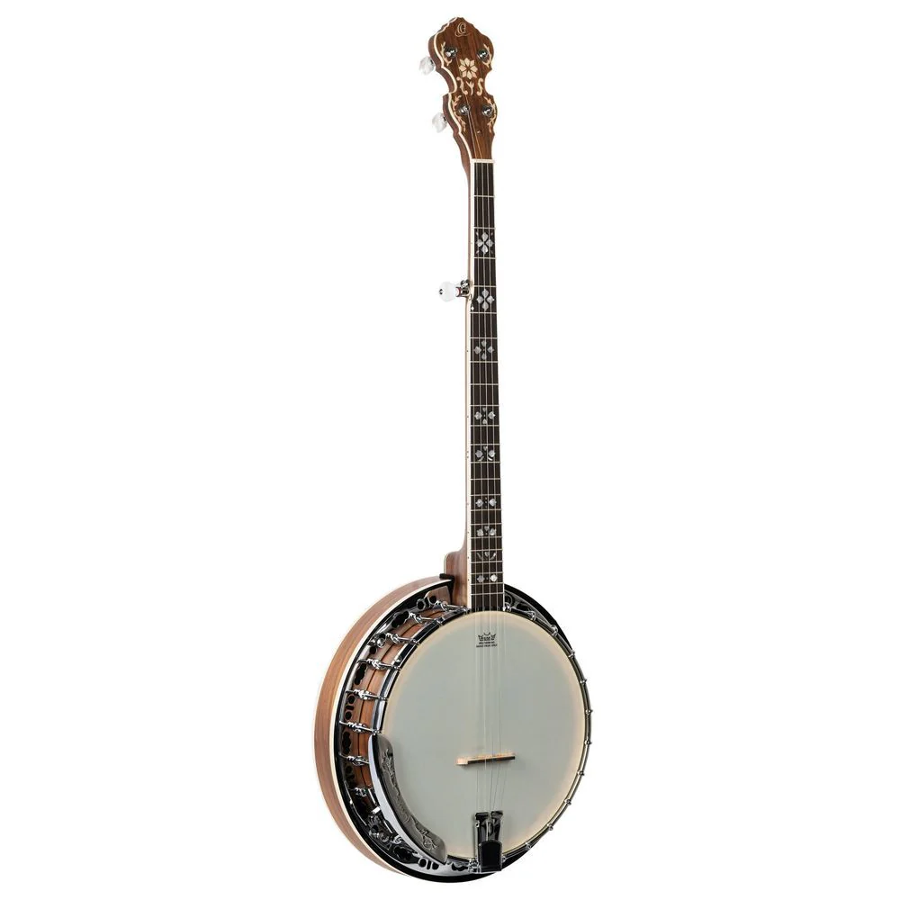 Ortega Falcon Series 5-String Banjo Burl (Walnut Natural) inc Bag