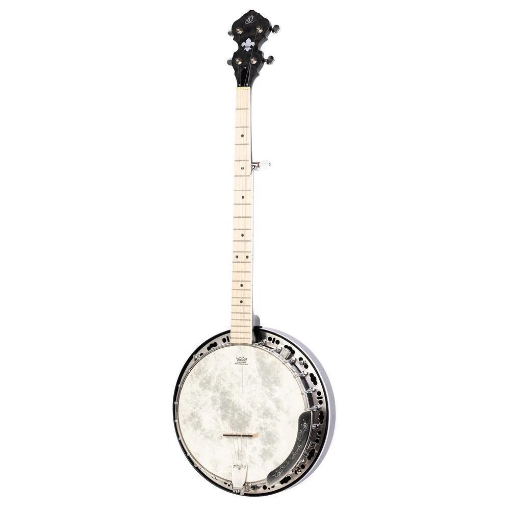 Ortega Falcon Series Left-Hand 5-String Banjo Maple (Charcoal) inc Bag