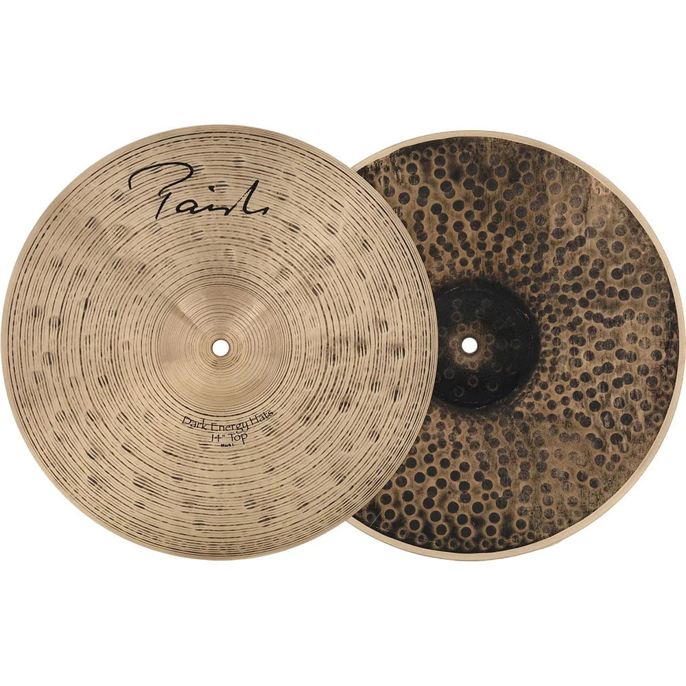Paiste 14" Signature Dark Energy Hi Hat Cymbals MKII