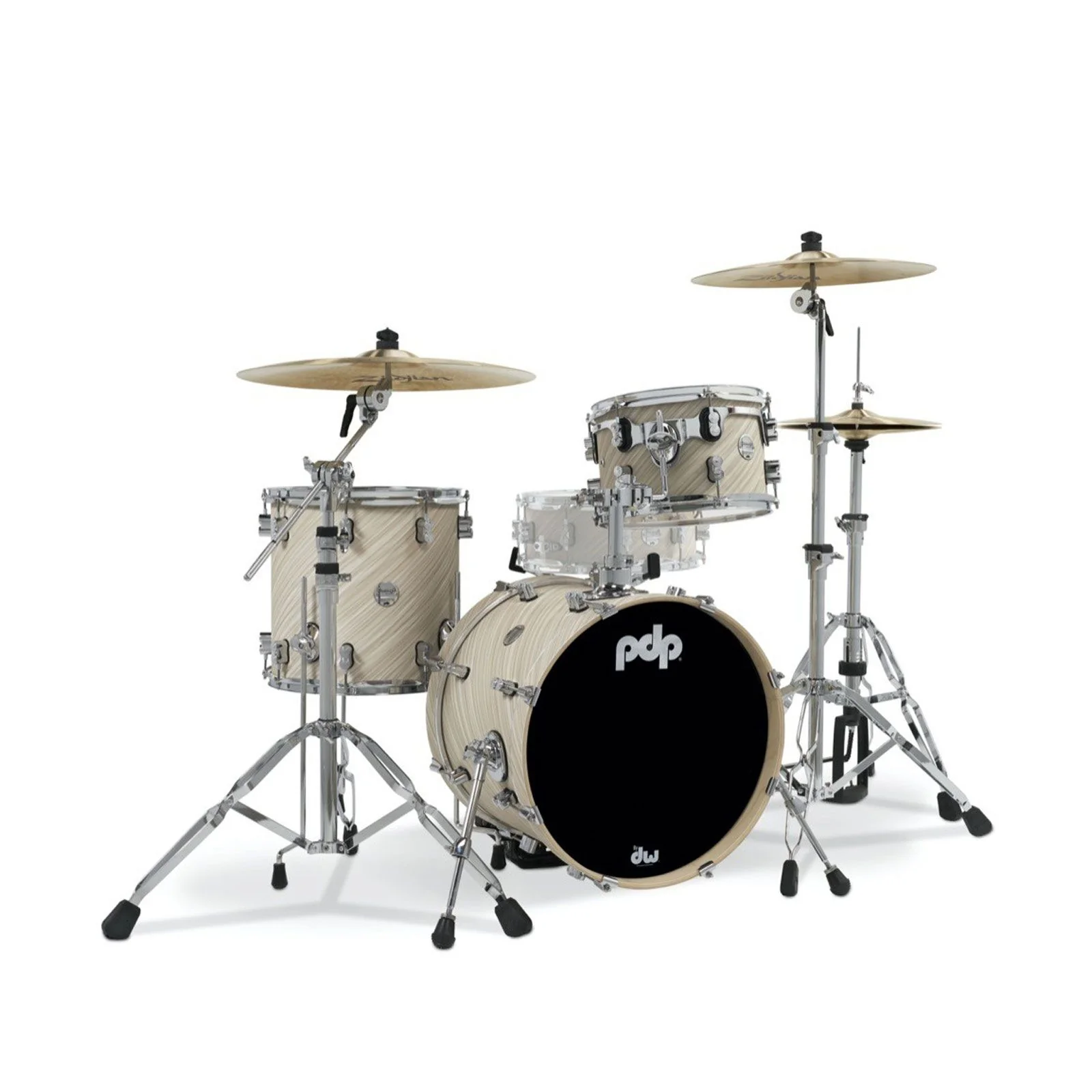 PDP Concept Maple 3pc 18 inch Shell Pack Twisted Ivory