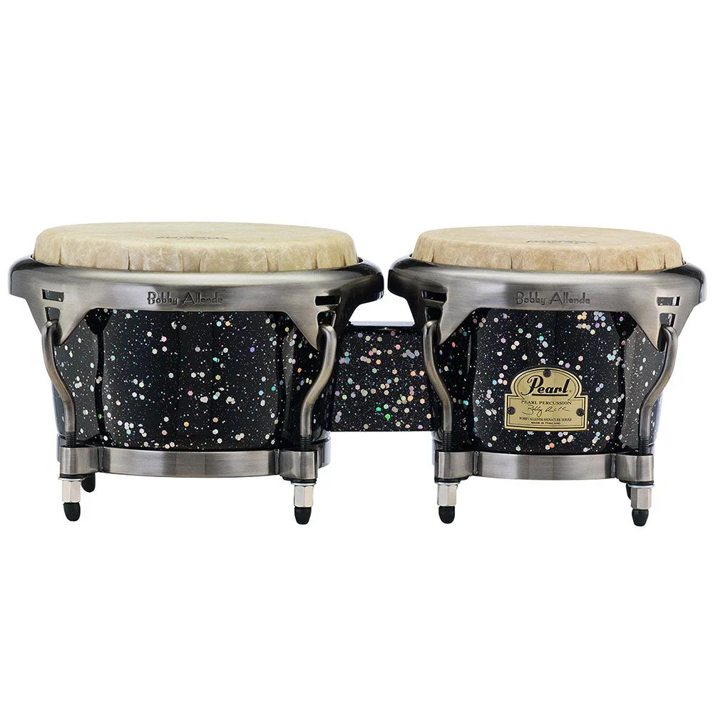 Pearl Bobby Allende Signature Fibreglass Bongos 7" & 8.5" Cibfetti