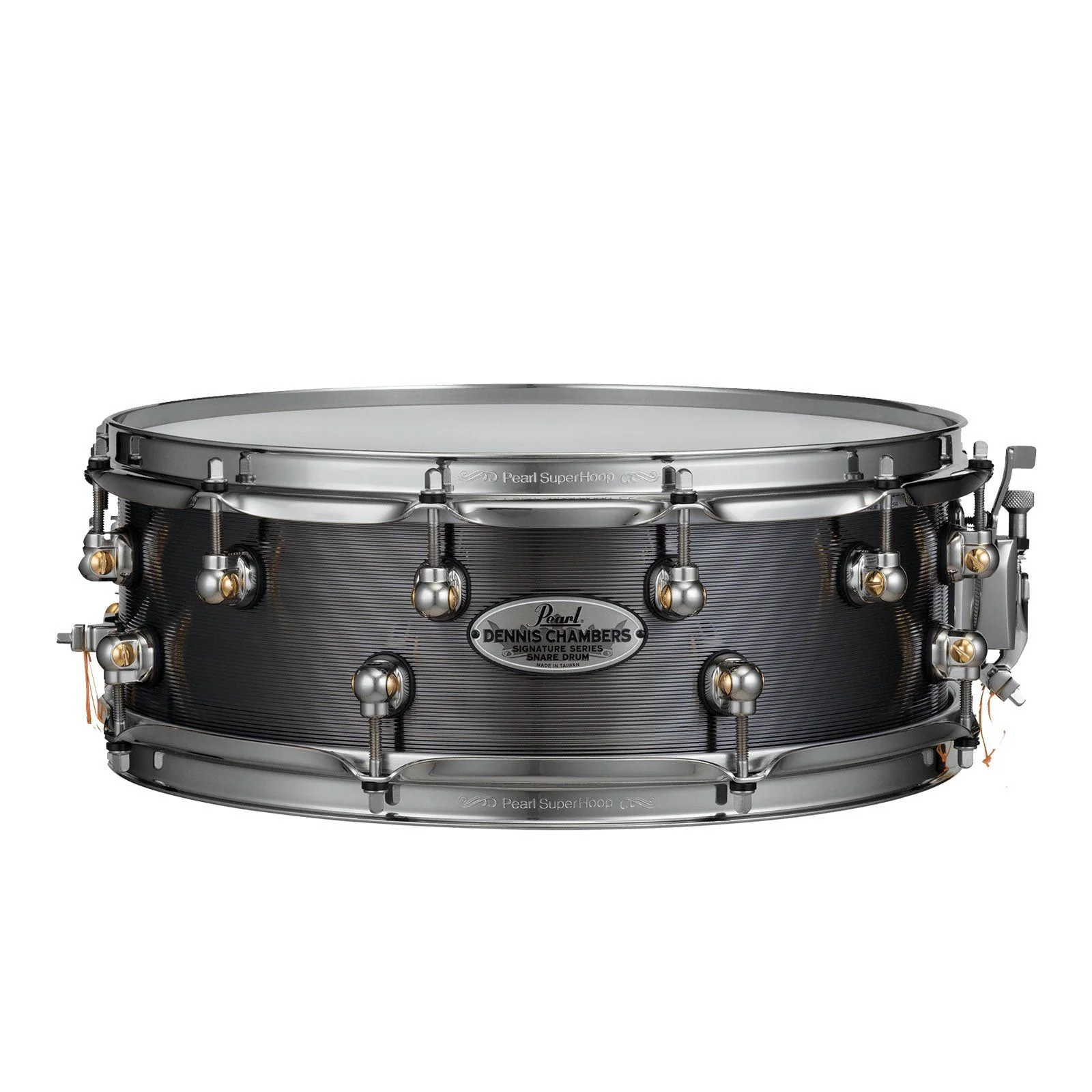 Pearl Dennis Chambers Signature 14 X 5 Snare Drum Black Nickel