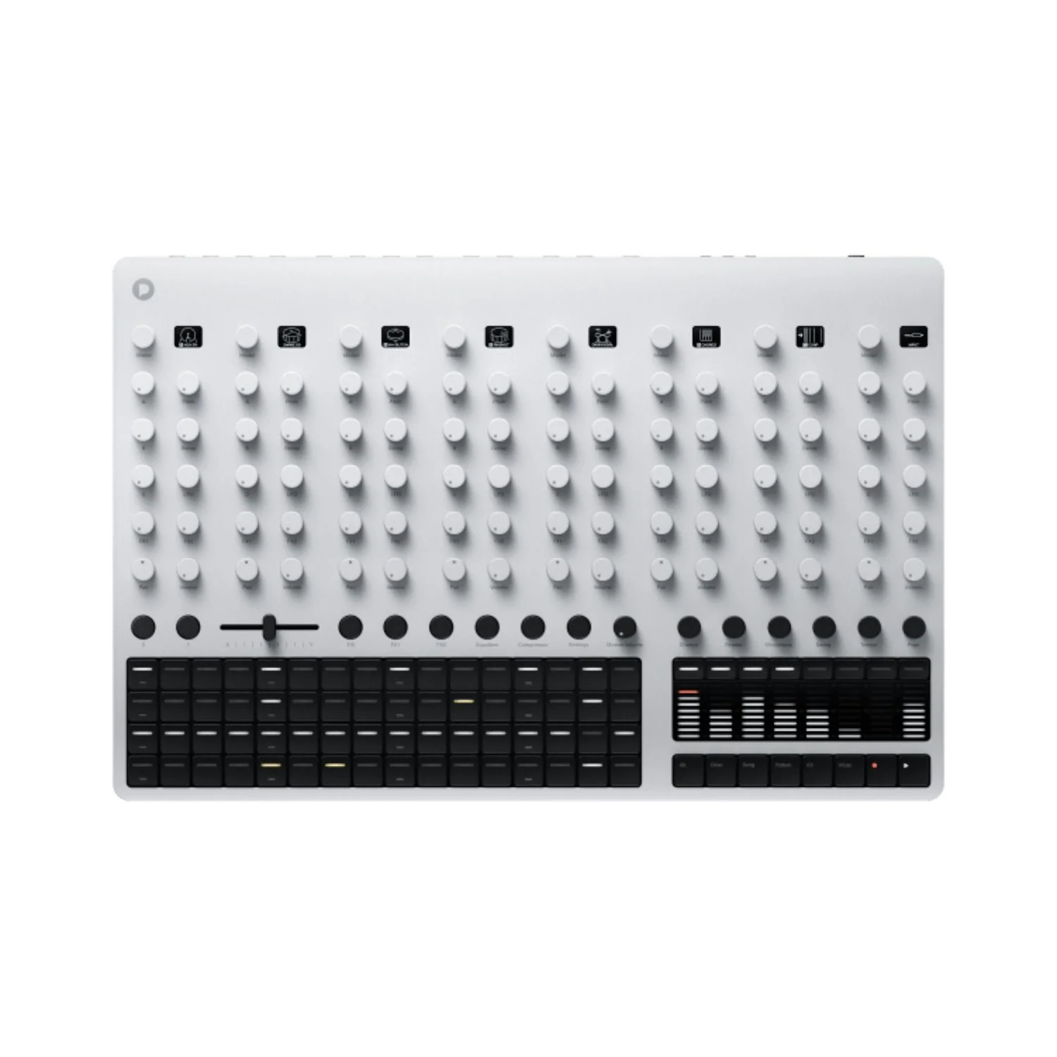 Polyend Drums Hybrid Analog Digital Drum Machine (Silver)
