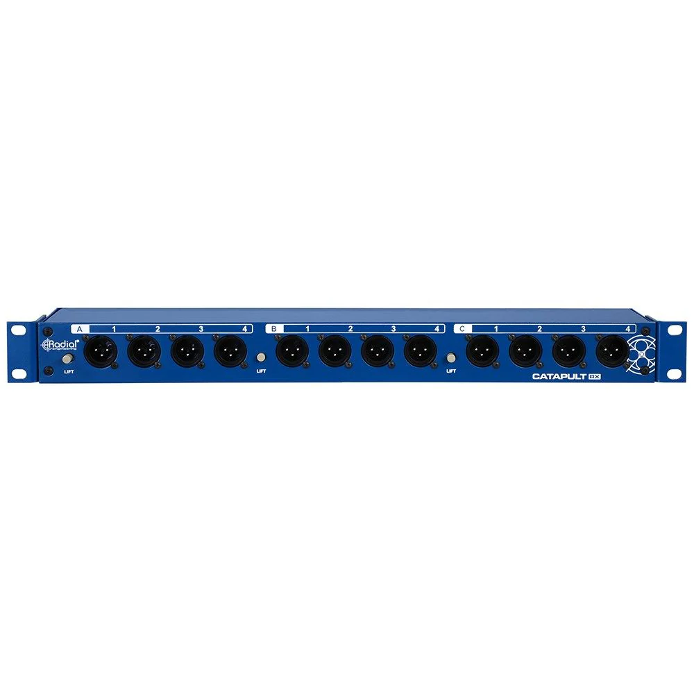 Radial Catapult RX Cat 5 Rack w/ 12 Balanced XLR Outputs