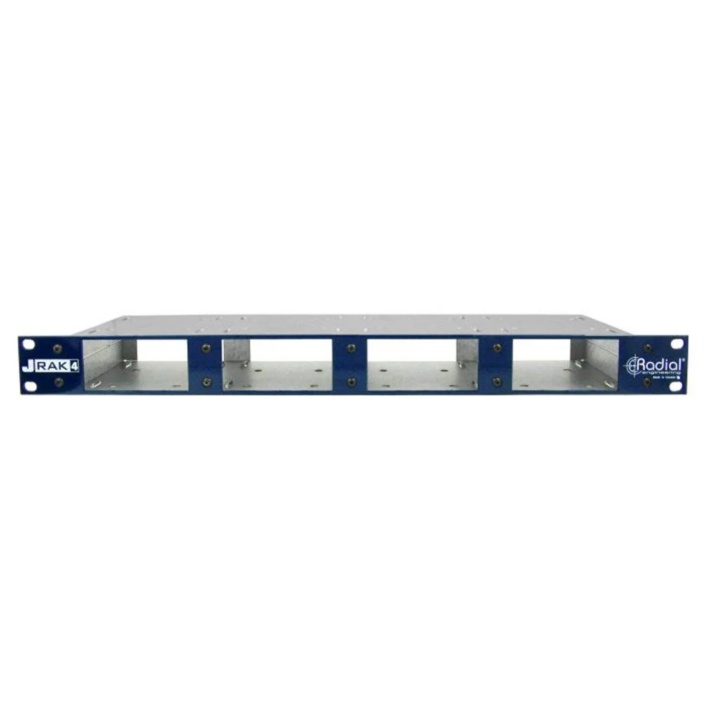 Radial J-RAK4 1RU Rackmount for 4 DI Boxes