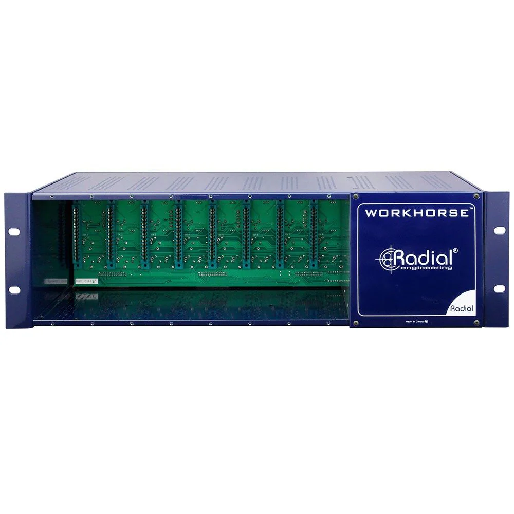 Radial WR-8 8-Slot Rackmount Power Rack for 500 Series