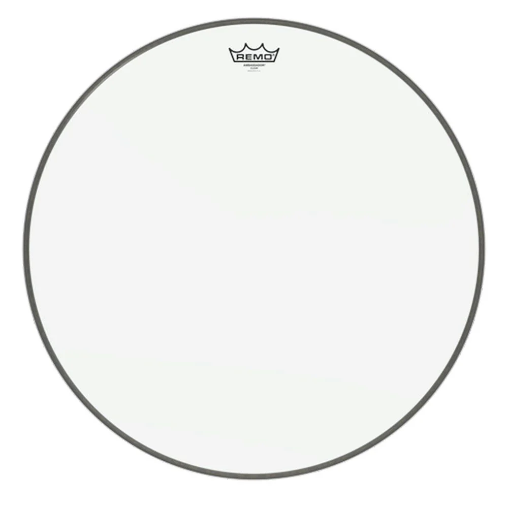 Remo BR-1322-00  Ambassador Clear Bass Drumhead, 22"