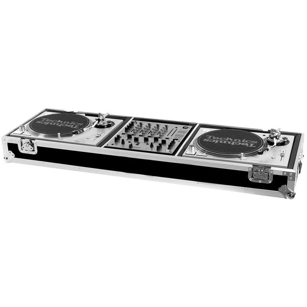 Road Ready RRDJMW DJ Coffin For 2 Turntables & 12" Mixer