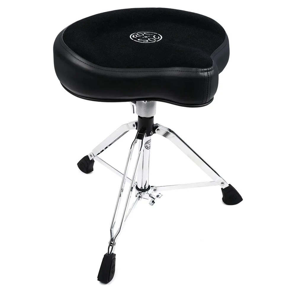 ROC-N-SOC DRUM THRONE MANUAL SPINDLE WORIGINAL BLACK SEAT