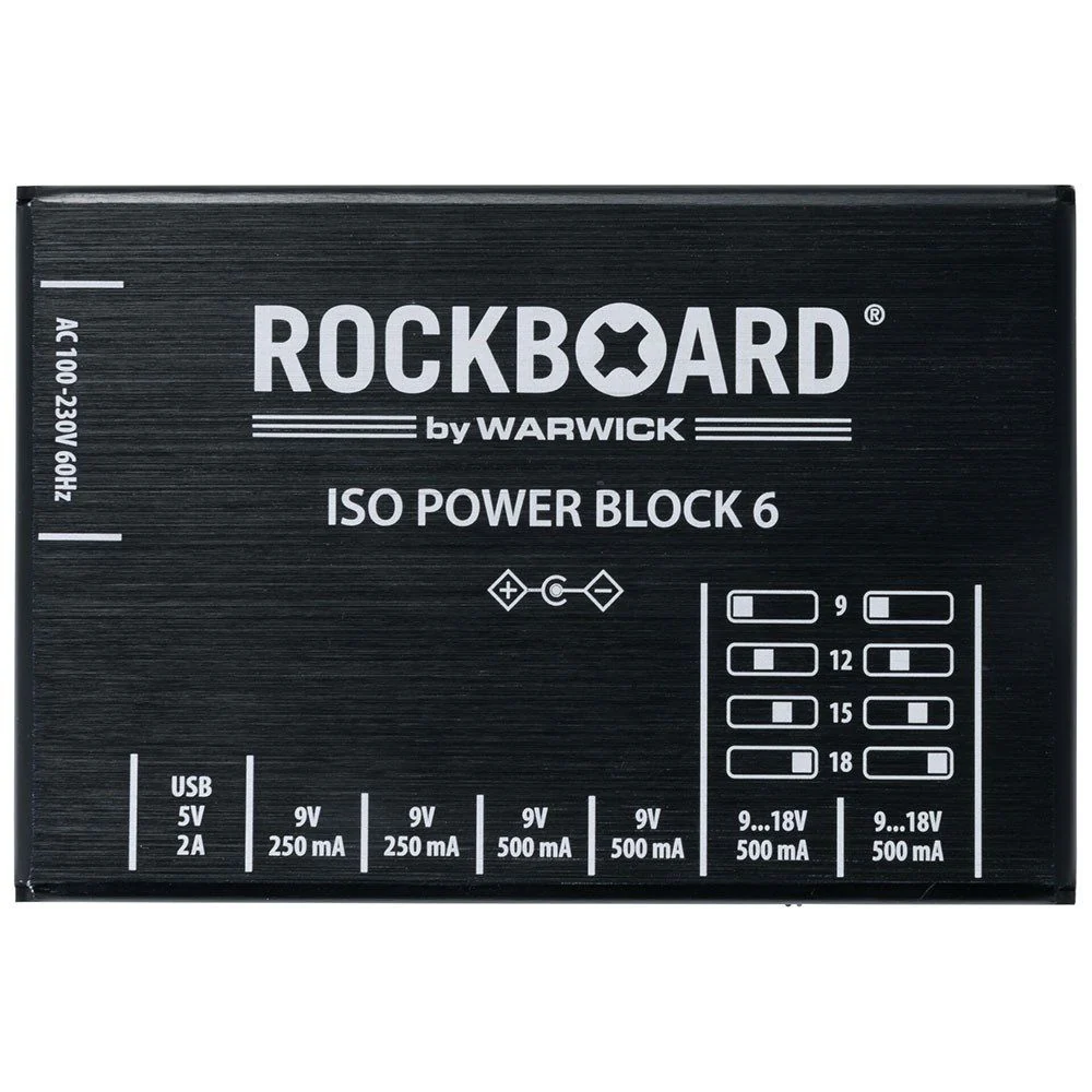 RockBoard ISO Power Block V6 IEC Multi Power Supply w/ Isolated Outputs