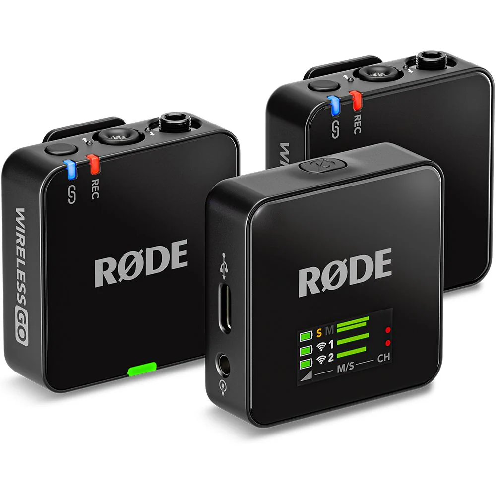 Rode Wireless GO Gen 3 Compact Wireless Microphone System (Black)