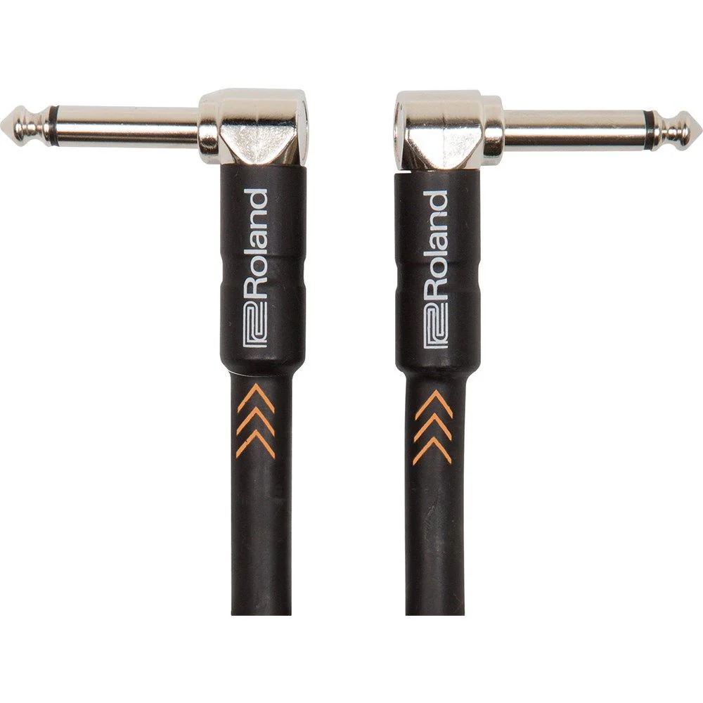 Roland RIC-B1AA Instrument Cable (1ft) AA Black Series