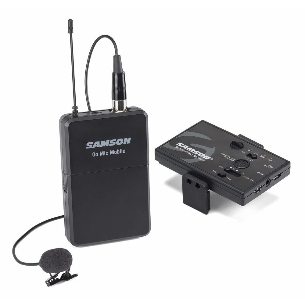 Samson Go Mic Mobile Professional Wireless Lapel Mic System for Mobile Phone