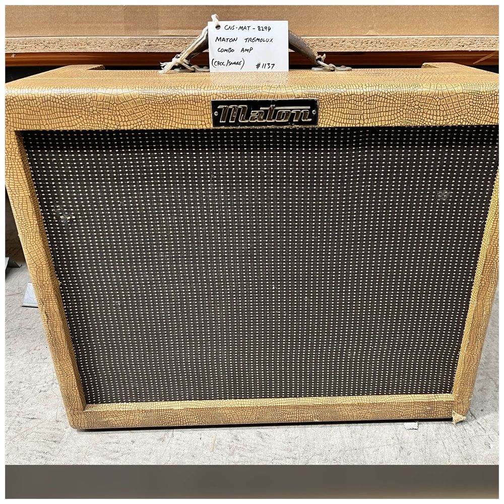 Secondhand Maton Tremolux Combo Amp Tweed (Consignment Stock) - Image 2