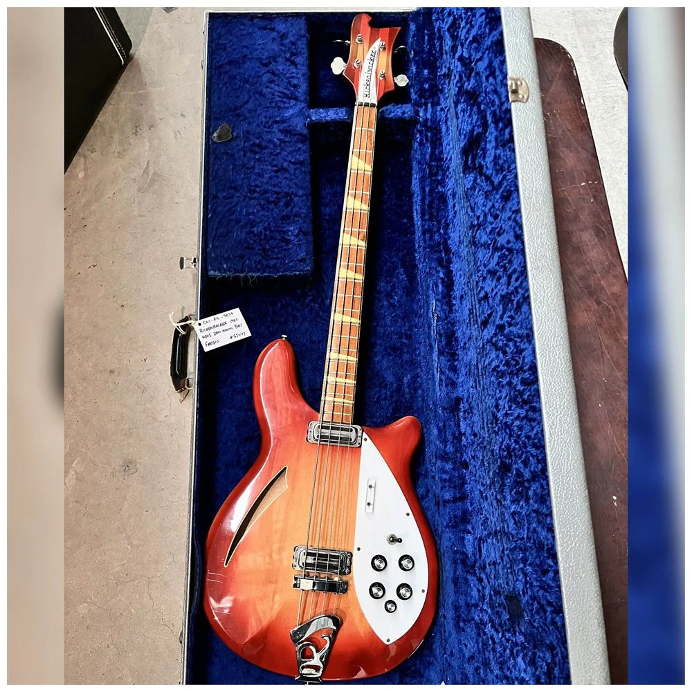 Secondhand Rickenbacker 1967 4005 Semi-Acoustic Bass Fireglow w/ Case (Consignment)