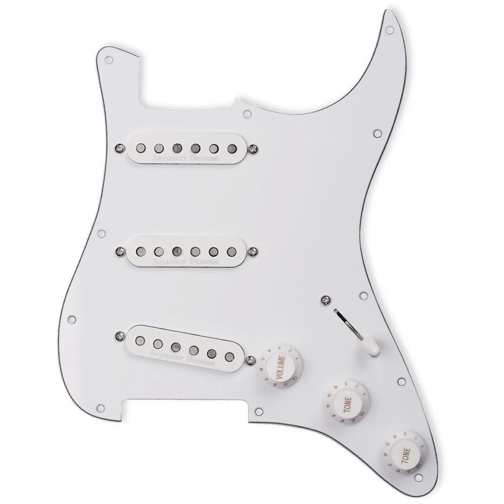 Seymour Duncan Classic Loaded Strat Pickguard (White)