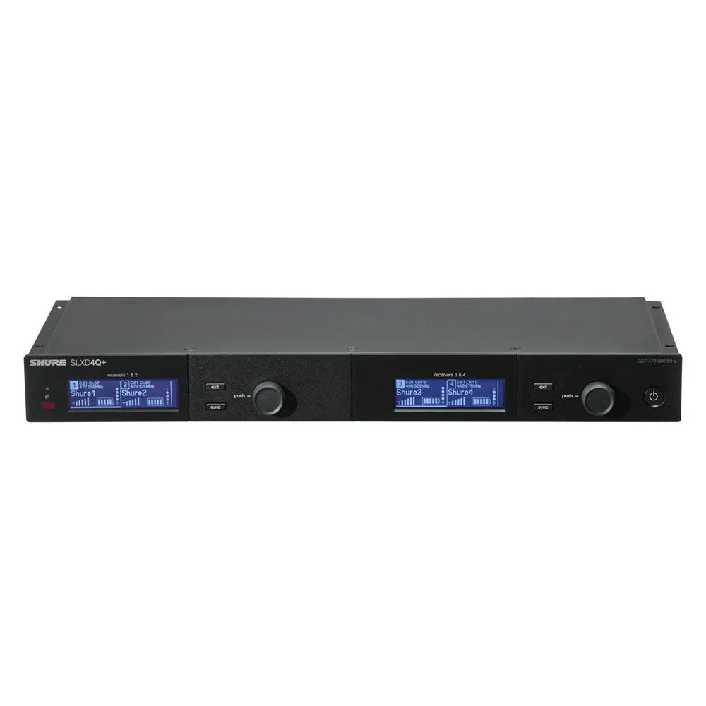 Shure SLX-D Wireless Quad Receiver H58 (520-608MHz)