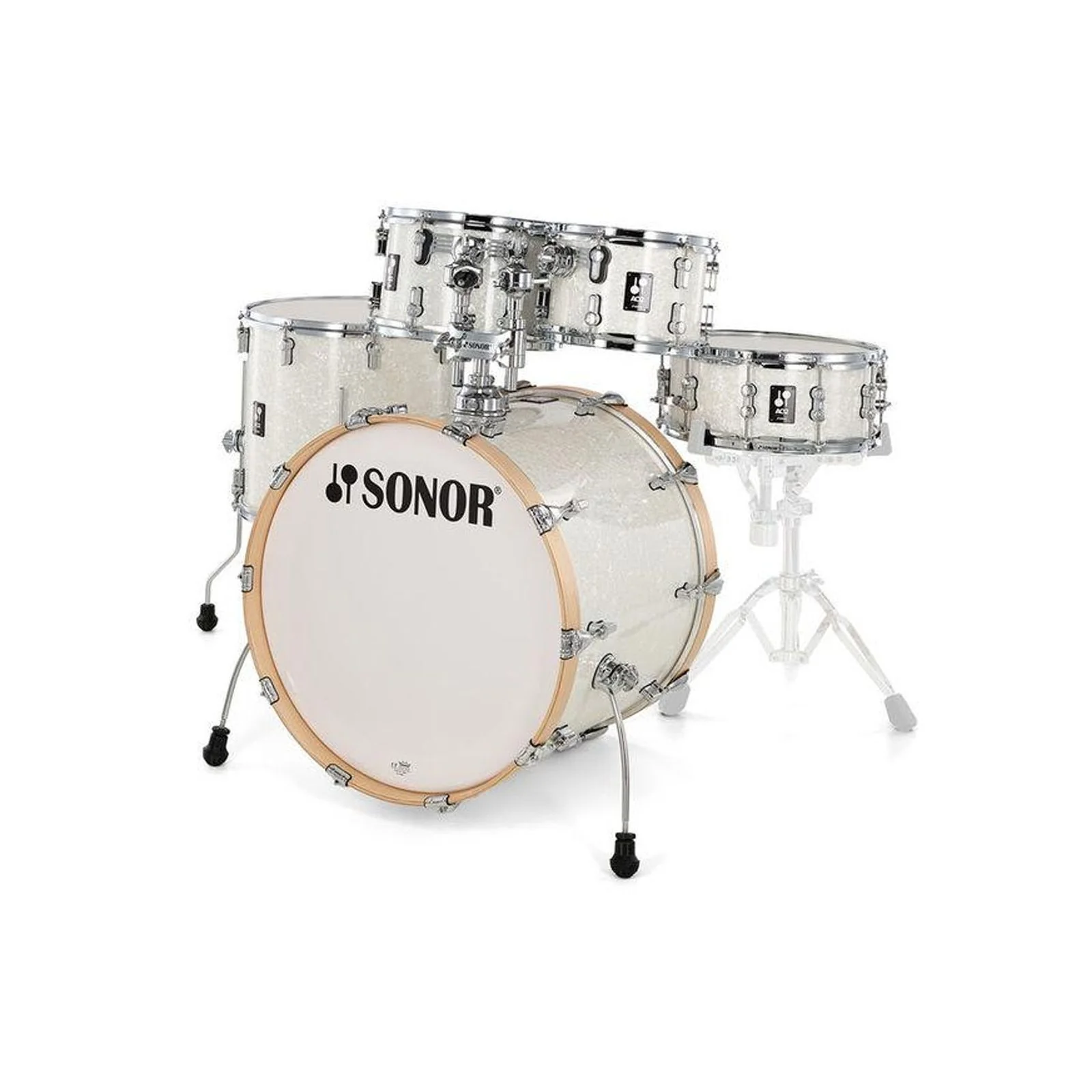 Sonor AQ2 Stage Drum Shell Pack White Pearl
