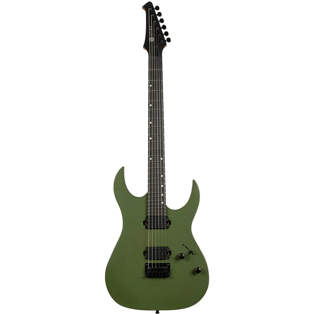 Spira S-400MGR Electric Guitar w/ Spira Villian Humbucker Set (Green)