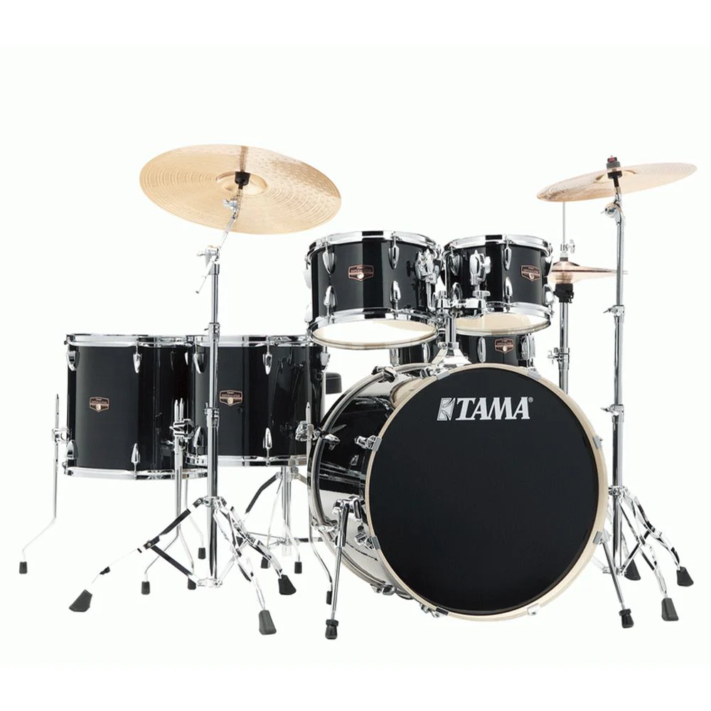 Tama Imperialstar 6-Piece Drum Kit w/ Hardware (Hairline Black) IP62H6W