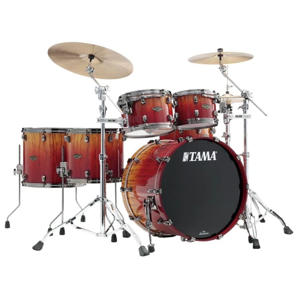Tama Starclassic Walnut Birch 5-Piece Shell Pack (Vermillion Bosse Fonce Fade)