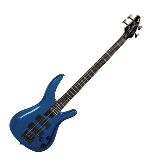 Tanglewood TE4BL Alpha Bass Metallic Blue Electric Bass Guitar