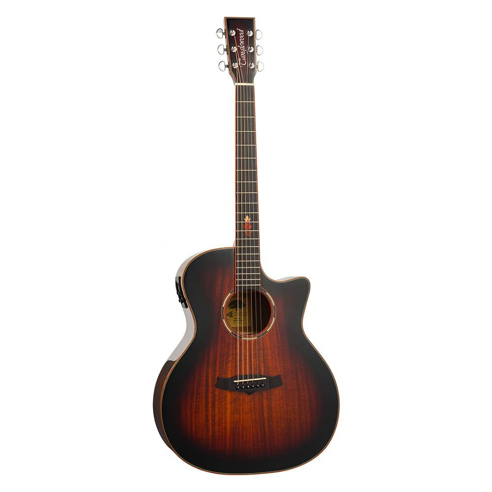 Tanglewood Winterleaf Pro Exotic Grand Auditorium Venetian Acoustic Guitar (Koa)