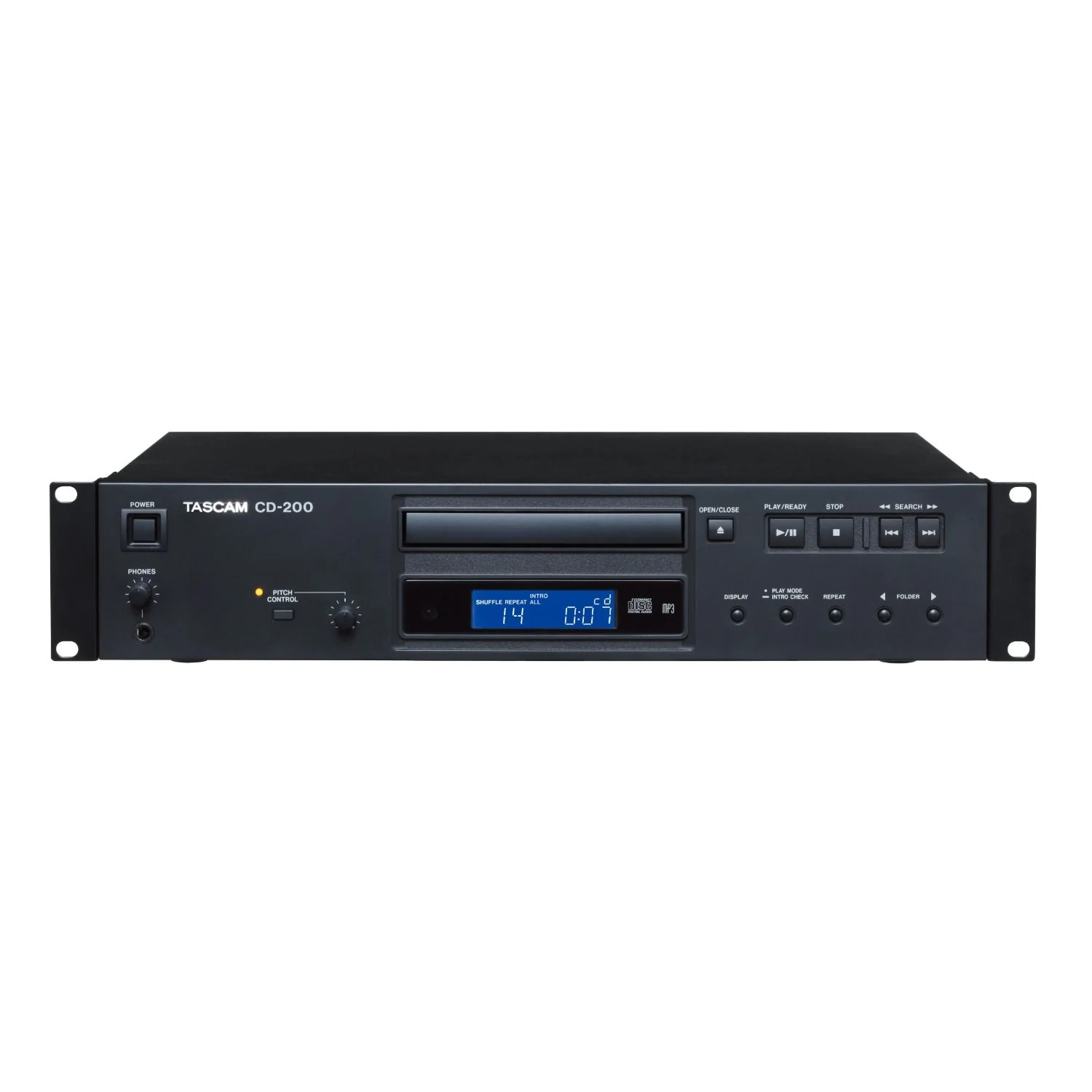 Tascam CD-200 19" Rackmount CD Player (2U)