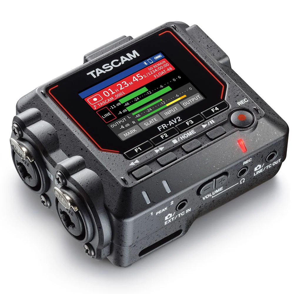 Tascam FR-AV2 Compact Field Recorder w/ Timecode Generator & Mixer
