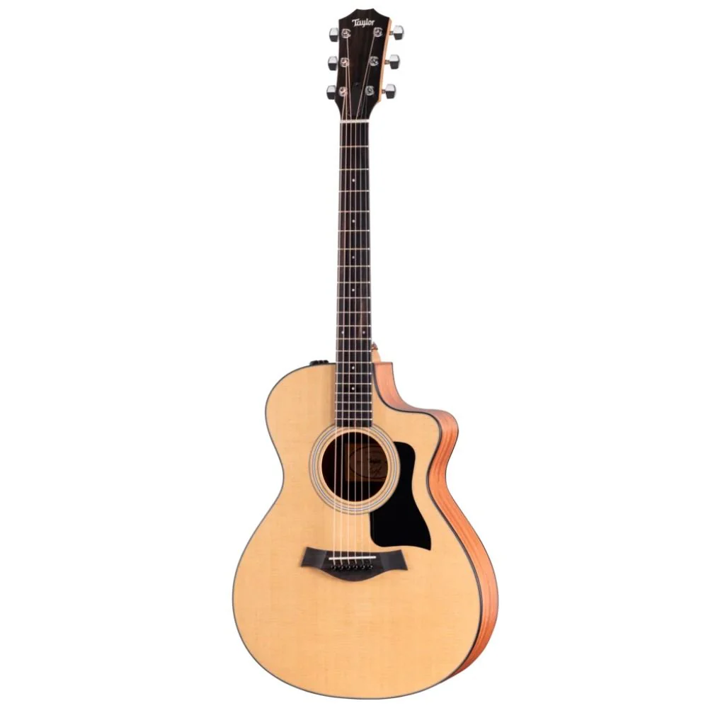 Taylor 112ce Left-Hand Grand Concert Acoustic Electric Guitar (Natural) inc Gig Bag