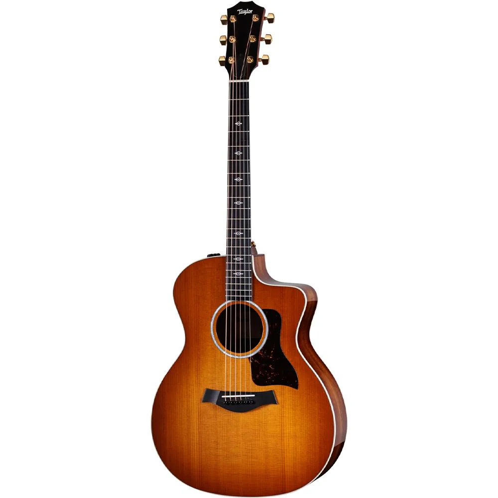 Taylor 214ce Special Edition Deluxe Koa Acoustic Guitar (Honey Burst) inc Case