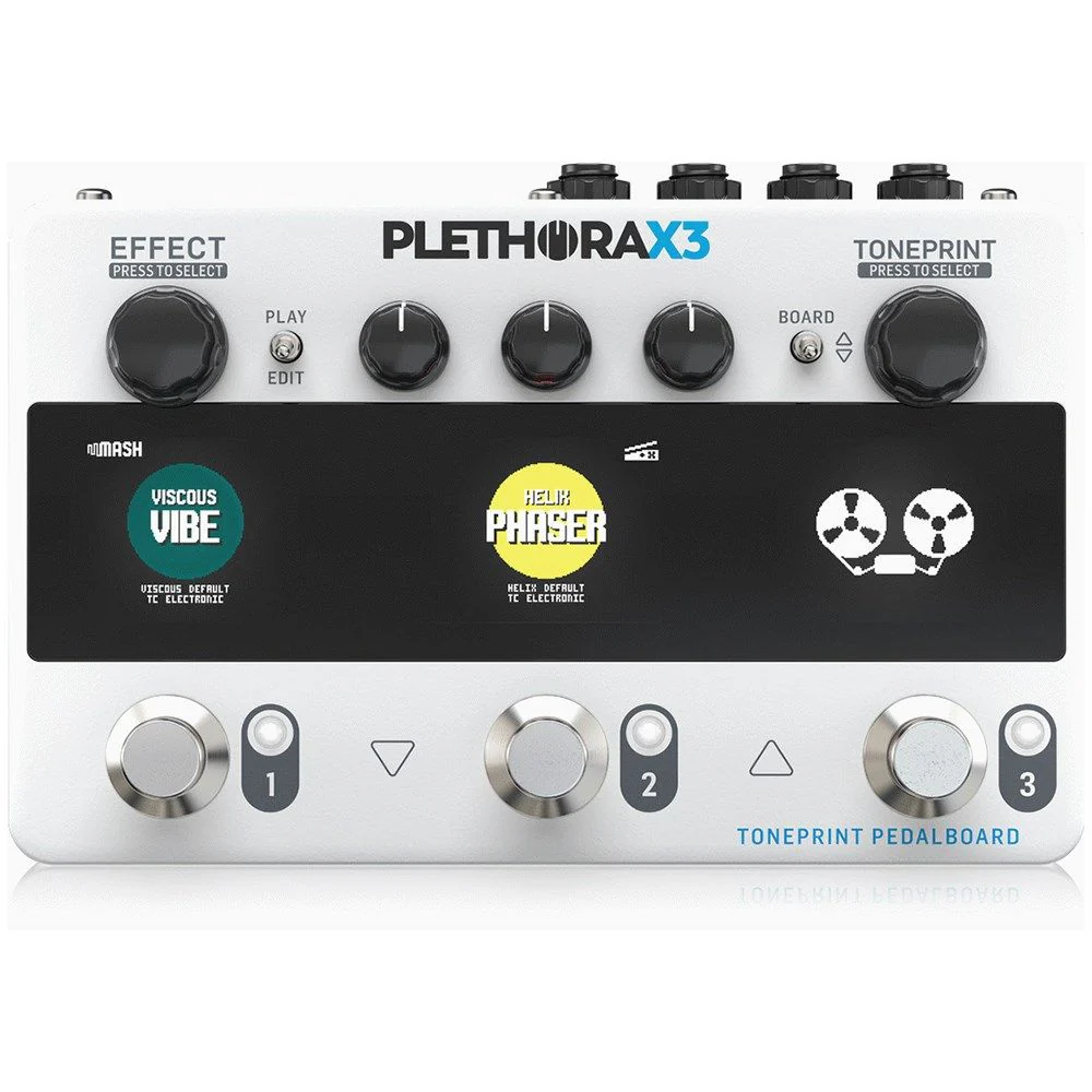 TC Electronic Plethora X3 Multi Effects Processor Pedal w/ Up To 127 Boards