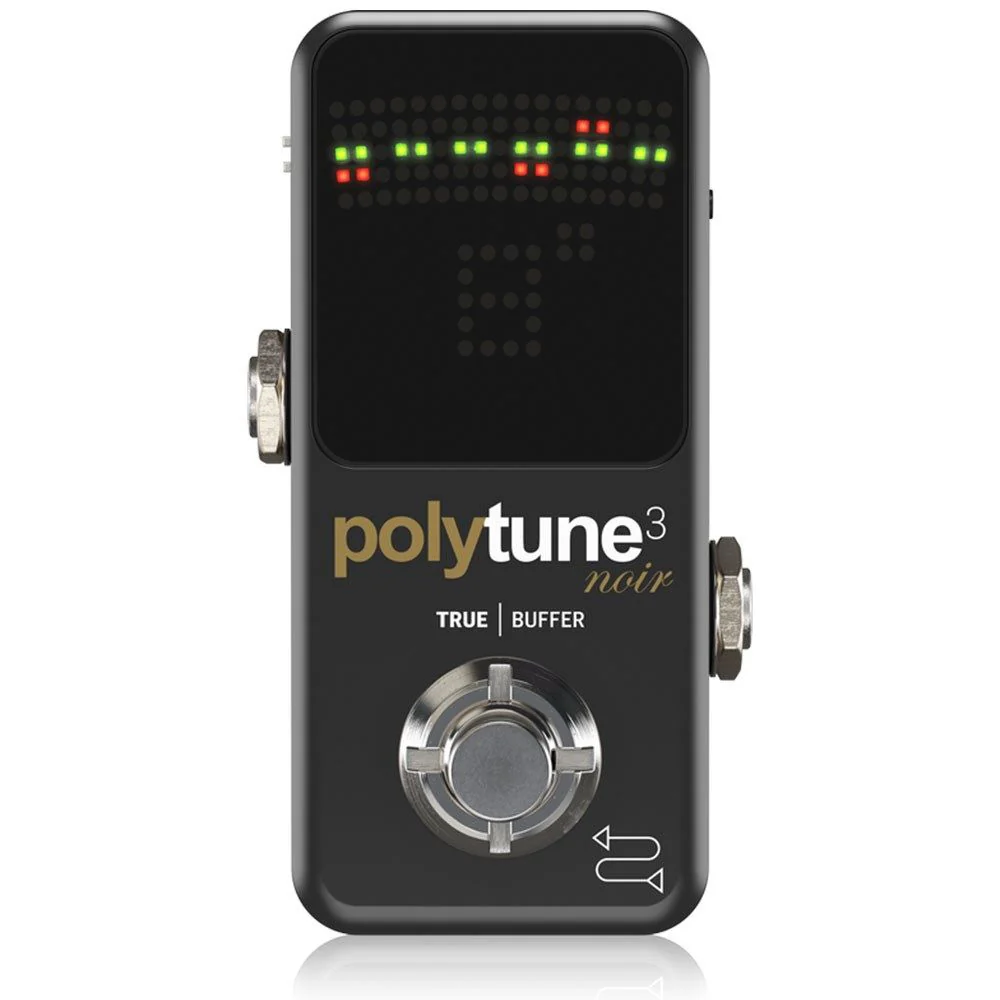 TC Electronic Polytune 3 Mini Tiny Polyphonic Tuner (Black)