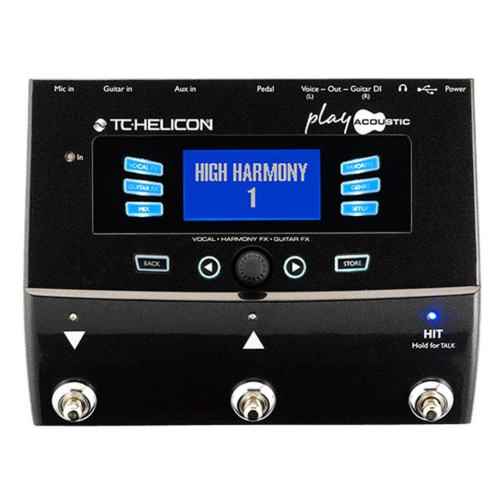 TC Helicon Play Acoustic Vocal & Guitar Multi-FX Pedal