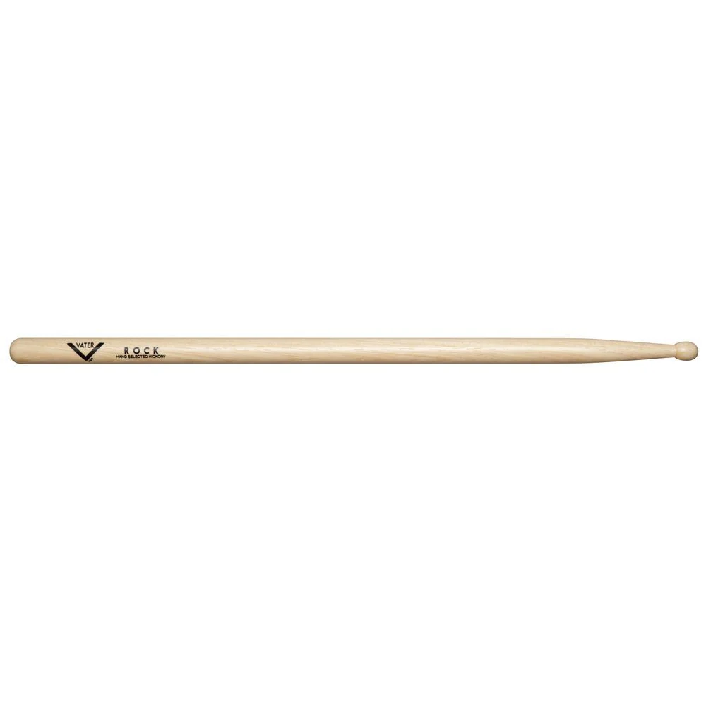 Vater VHRW Rock Ameican Hickory Wood Tip Drumsticks (Pair)