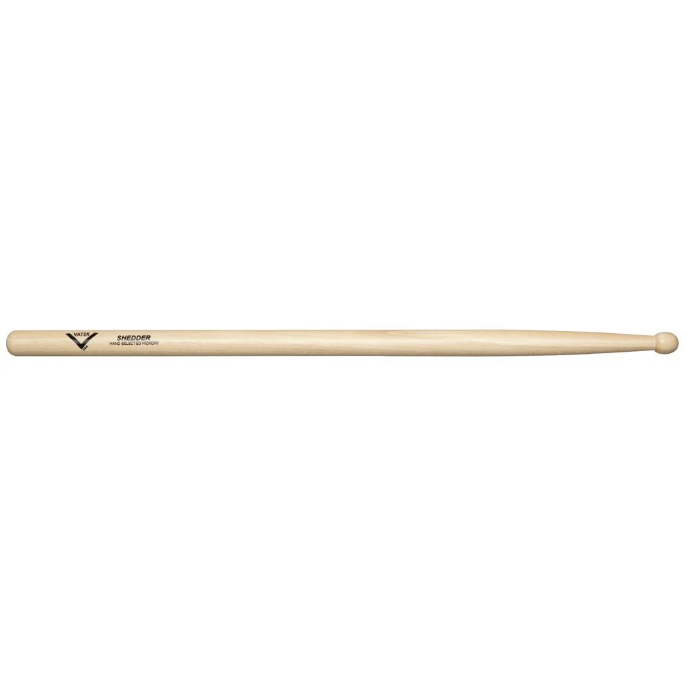 Vater VHSHW Shedder Ameican Hickory Wood Tip Drumsticks (Pair)