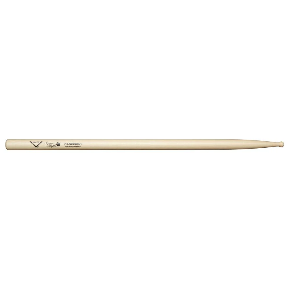Vater VSMPIANW Sugar Maple Pianissimo Wood Tip Drumsticks (Pair)