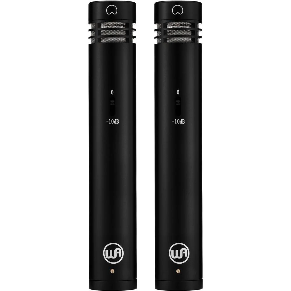 Warm Audio WA84 Small Diaphragm Condenser Mics (Black - Stereo Pair)