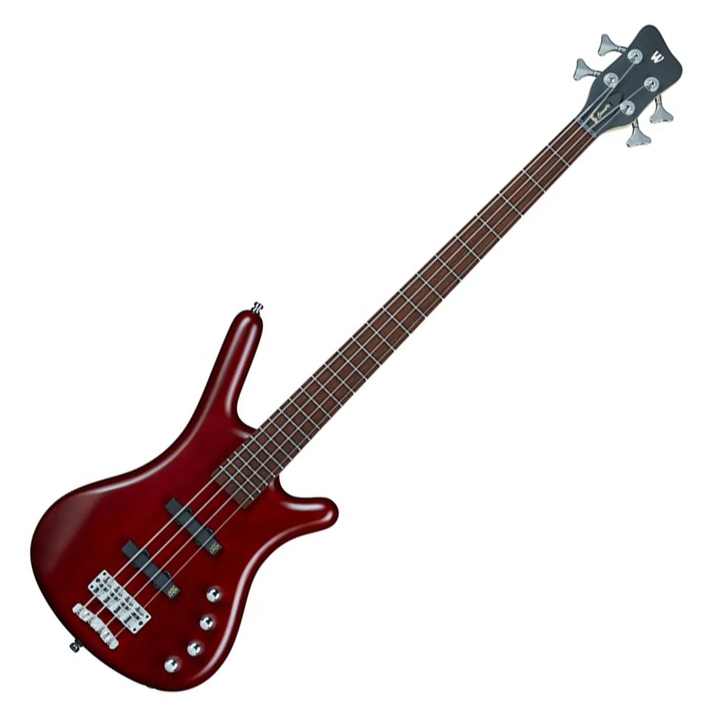 Warwick Rockbass Corvette Basic 4String Electric Bass Guitar Burgundy Red Transp