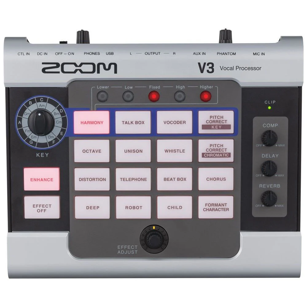 Zoom V3 Vocal Effect Processor